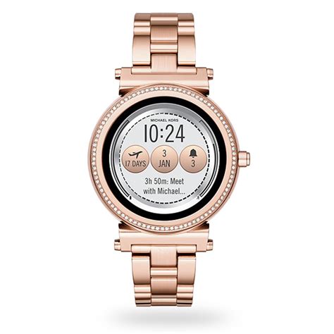 michael kors runway rose gold-tone smartwatch|michael kors access gen.